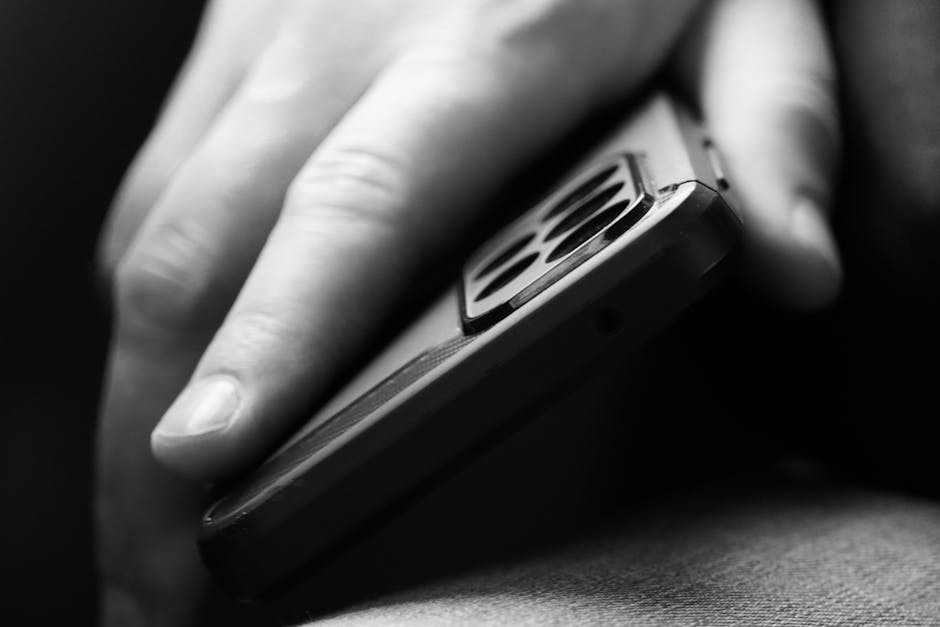 Nowoczesny smartfon z bliska